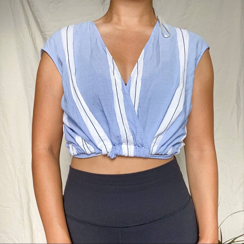 Zara tie cropped top
